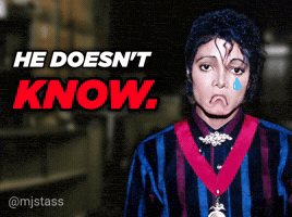 Does He Know Michael Jackson GIF