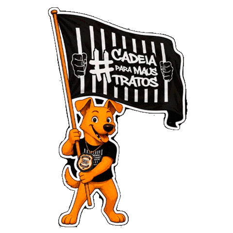 Deputado Causa Animal Sticker by Delegado Bruno Lima