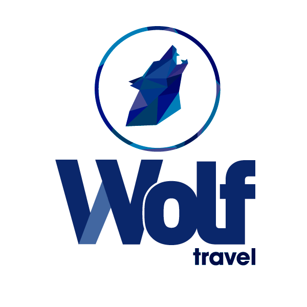 Wolf Travel Sticker