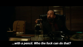 syckozis seinfeld pencil who cigar GIF