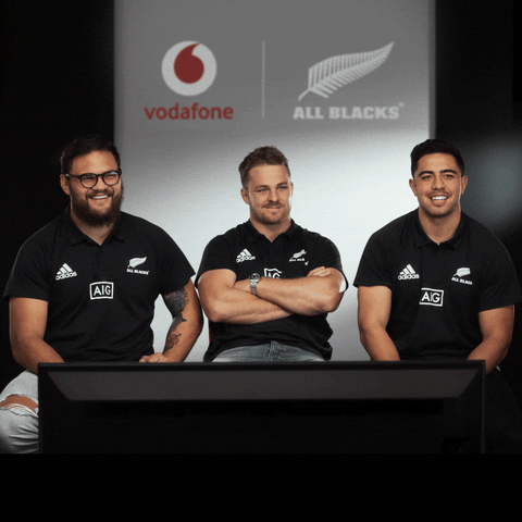 New Zealand Rugby GIF by Vodafone NZ