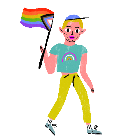 Rainbow Gay Sticker by ARTEfr