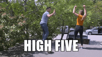 High Five Go Team GIF by CNBC Prime