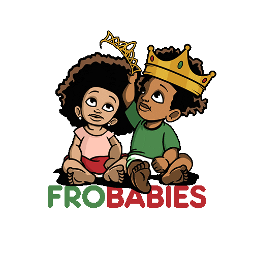 Queen King Sticker by frobabies