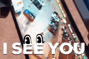 FabreMedia chicago drone i see you see you GIF