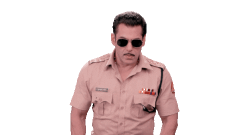 Scared Sticker by Salman Khan Films for iOS & Android | GIPHY