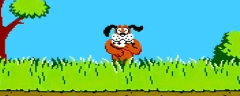 Duck Hunt Laughing GIF
