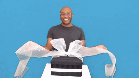 Happy Birthday Bow GIF by Robert E Blackmon - Find & Share on GIPHY