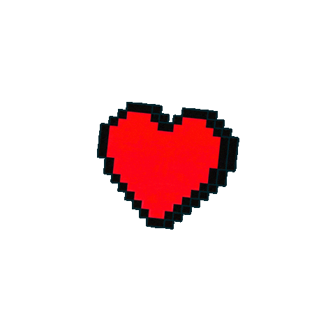 Heart Beating Sticker by plus polska