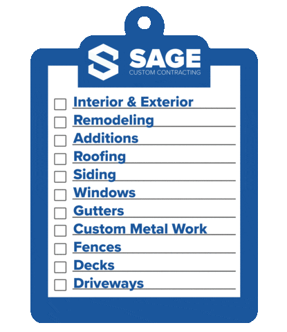 Sage Custom Contracting Sticker