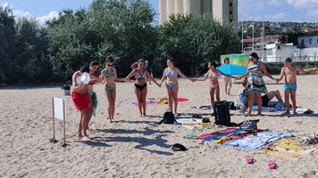 At The Beach Dancing GIF by Curious Pavel