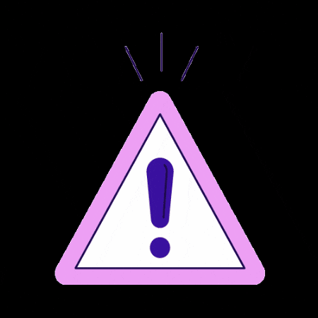Warning Sign GIF by World Cancer Research Fund
