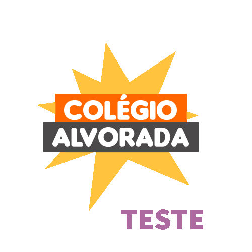 Testecolegio Sticker by Colégio Alvorada