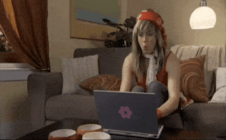 Laptop Wow GIF by Angela Shelton