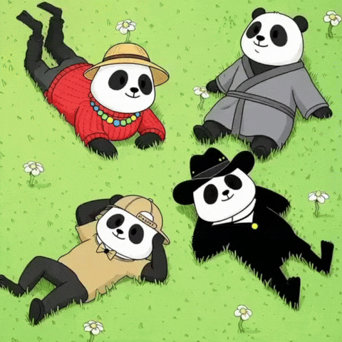 Friends Hanging Out GIF by Pandu Pandas