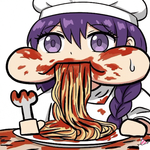 Eating GIF