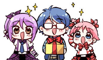 Celebrating Happy Birthday Sticker by re:ON Comics