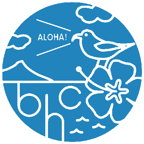 Aloha Blueheaven Sticker by BLUE HEAVEN COMPANY