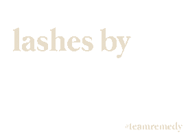 Lash Extensions Sticker by Remedy Beauty Co
