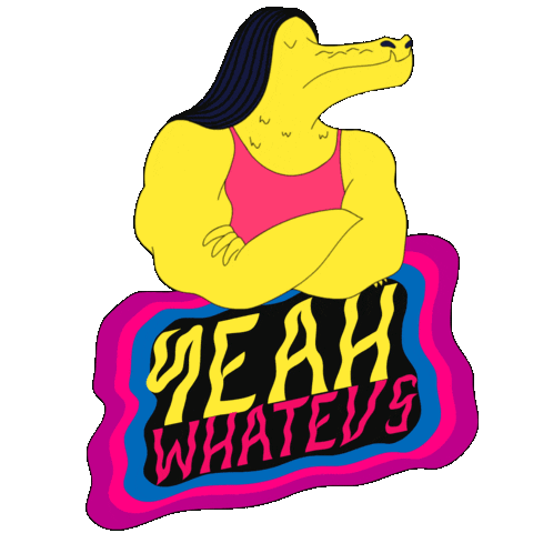 Ok Whatever Sticker by krist menina for iOS & Android | GIPHY
