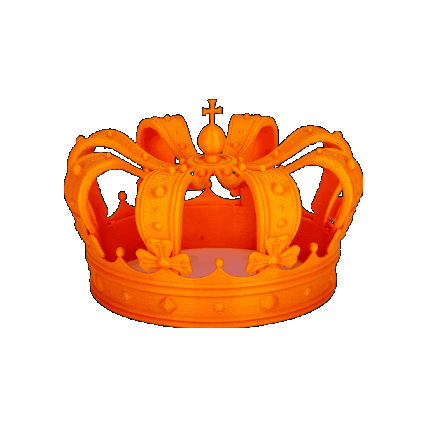 I Am The King Queen Sticker by Europeana