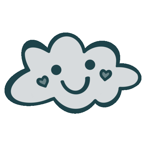 Happy Cloud Sticker