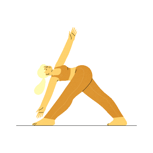 Yoga Sticker by Mika
