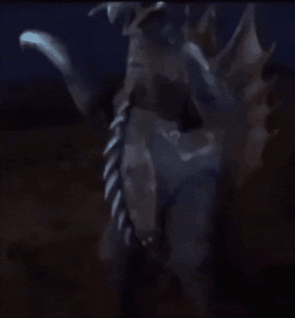 Happy Godzilla GIF