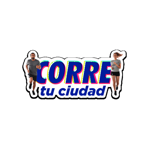 Carrera Running Sticker by Convivencia MuniGuate