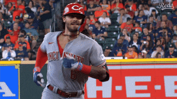 Major League Baseball Shrug GIF by Cincinnati Reds