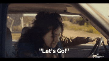 Lets Go GIF by Hallmark Channel