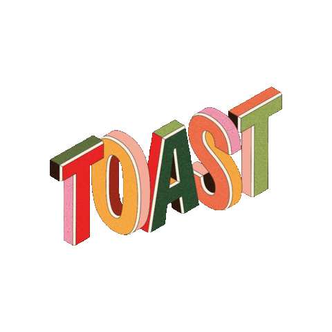 Toast Press Sticker