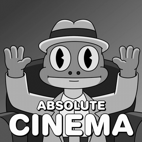 Hands Up Cinema GIF by Franky The Frog