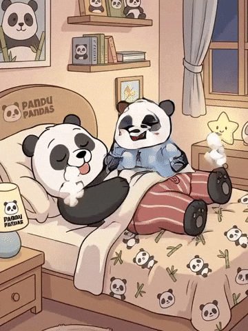 Sleep Sleeping In GIF by Pandu Pandas