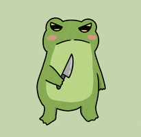 Angry Frog GIF