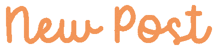 New Post Sticker by Maison de l'orange