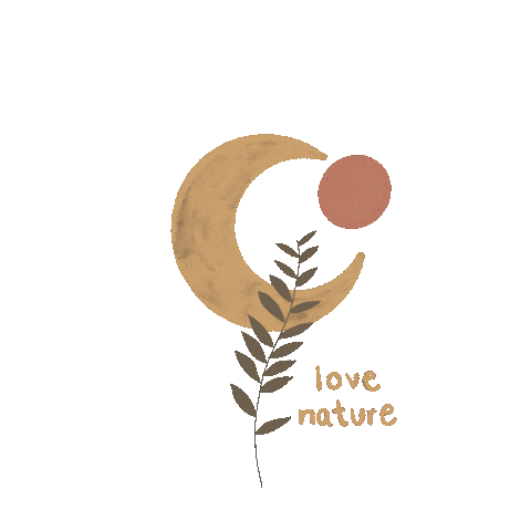 Moon Grow Sticker