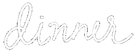 Lettering Dinner Sticker