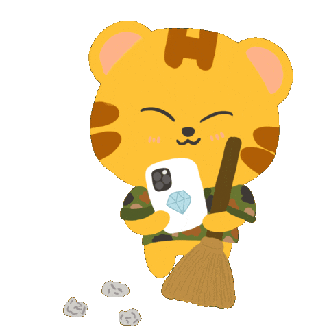 Kwon Soon Young Tiger Sticker
