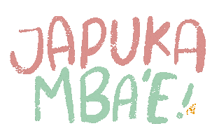 Lettering Guarani Sticker