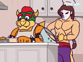 Baking Street Fighter GIF by Mashed