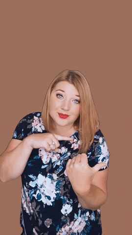 stephanieedison look point floral red lips GIF