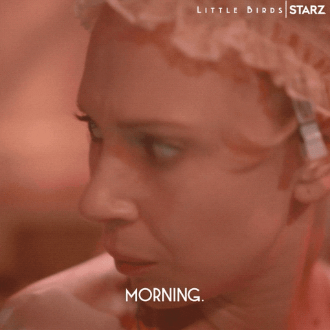 Good Morning Wow GIF by STARZ