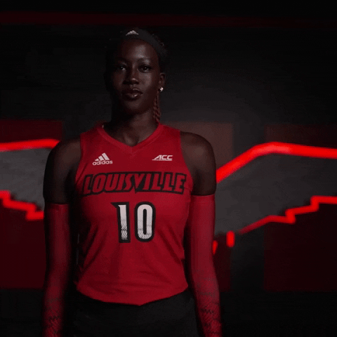 University Of Louisville Volleyball GIF by Louisville Cardinals
