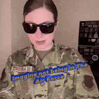 Imagine Air Force GIF