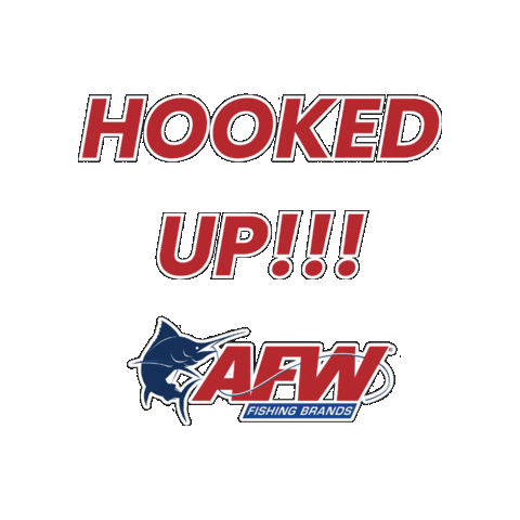 Fish Catch Of The Day Sticker by AFW Fishing Brands