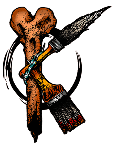 Kkk Pinstripe Sticker