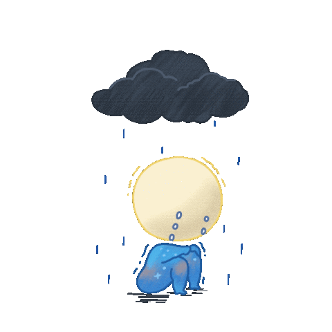 Sad Face Sticker