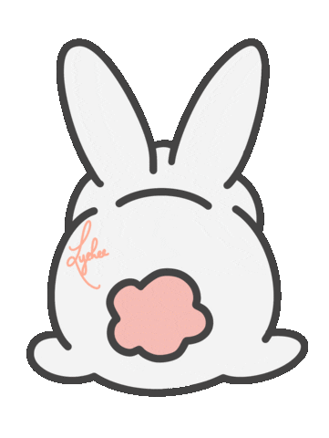 Bunny Sticker by Lychee the Label
