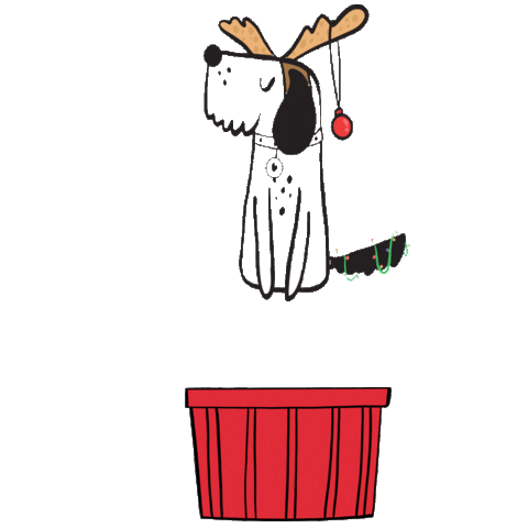 Christmasdog Sticker by charlies.pet